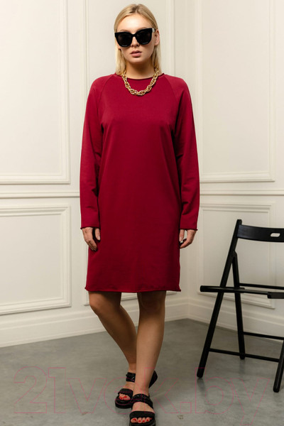 Изображение товара Платье Romgil ТЗ945ДФ (р.170-92-98, вишневый)