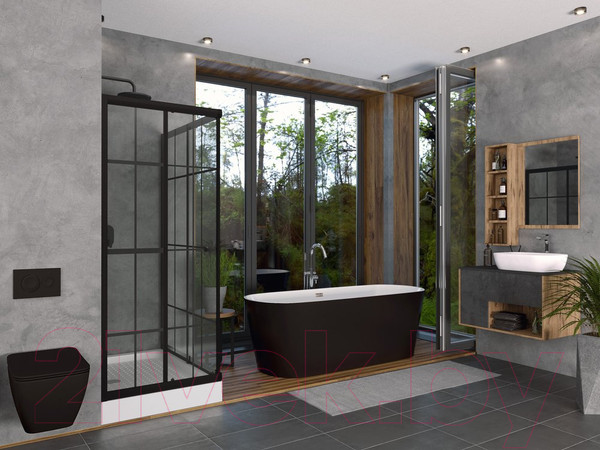 Изображение товара Ванна акриловая Grossman GR-2601B Forta 170x70