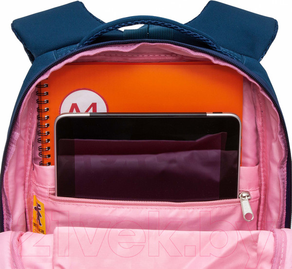 Изображение товара Школьный рюкзак Grizzly RG-466-1 (синий)