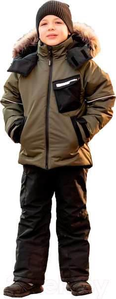 Изображение товара Комплект верхней детской одежды Batik Влад 458-24з-1 (р-р 116-60, темный хаки)