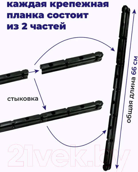Изображение товара Сушилка для белья Comfort Alumin Group Потолочная 7 прутьев Black Diamond 110см (алюминий)
