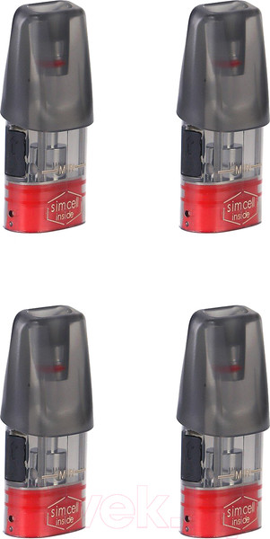 Изображение товара Набор картриджей для электронного парогенератора Elf Bar RF350 1.2 Ом Mate 500 (1.6мл, 4шт)