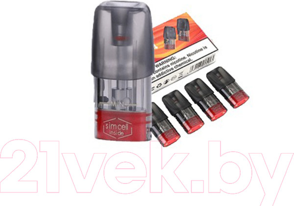 Изображение товара Набор картриджей для электронного парогенератора Elf Bar RF350 1.2 Ом Mate 500 (1.6мл, 4шт)