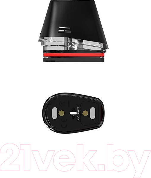 Изображение товара Набор картриджей для электронного парогенератора Geekvape Aegis Nano Pod 0.6 Ом (2мл, черный, 2шт)