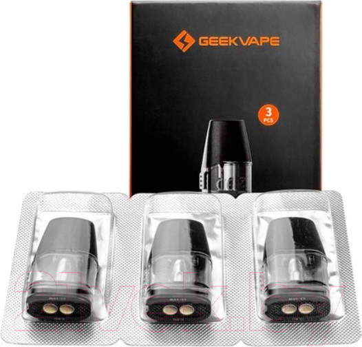 Изображение товара Набор картриджей для электронного парогенератора Geekvape One Pod 0.8 Ом (2мл, 3шт)