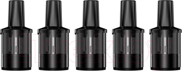 Изображение товара Набор картриджей для электронного парогенератора Joyetech eGo Pod AST 1.0 Ом (2мл, черный, 5шт)