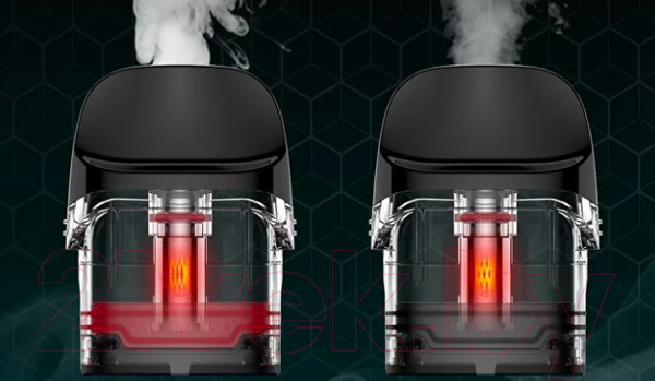 Изображение товара Набор картриджей для электронного парогенератора Vaporesso Luxe Q Luxe QS Mesh 1.0 Ом (2мл, 4шт)