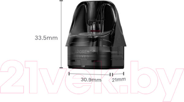 Изображение товара Набор картриджей для электронного парогенератора Vaporesso Luxe X Mesh 0.4 Ом 32W (5мл, 2шт)