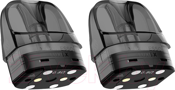 Изображение товара Набор картриджей для электронного парогенератора Vaporesso Luxe X Mesh 0.8 Ом 16W (5мл, 2шт)