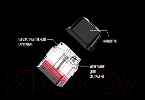 Изображение товара Набор картриджей для электронного парогенератора Vaporesso XROS Mesh 1.2 Ом Узкий (2мл, 4шт)
