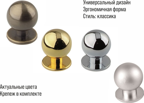 Изображение товара Ручка для мебели Trodos ZY-108 сплав ЦАМ (хром матовый)