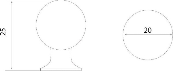 Изображение товара Ручка для мебели Trodos ZY-108 сплав ЦАМ (хром матовый)