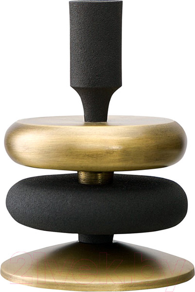 Изображение товара Подсвечник Bergenson Bjorn Stone / BB0000193 (черный/античная латунь)
