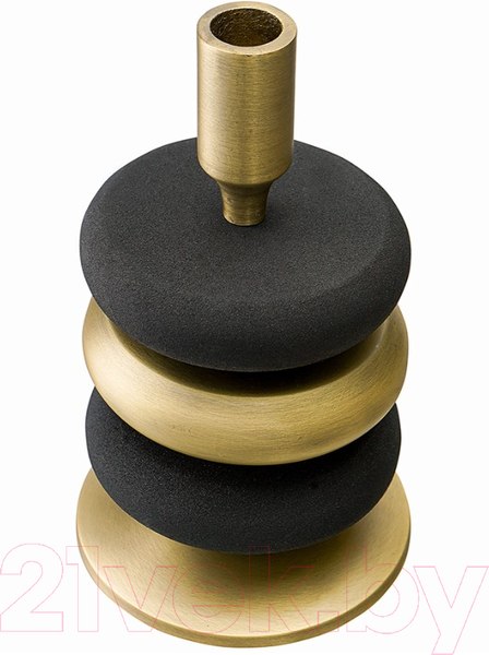 Изображение товара Подсвечник Bergenson Bjorn Stone / BB0000194 (черный/античная латунь)