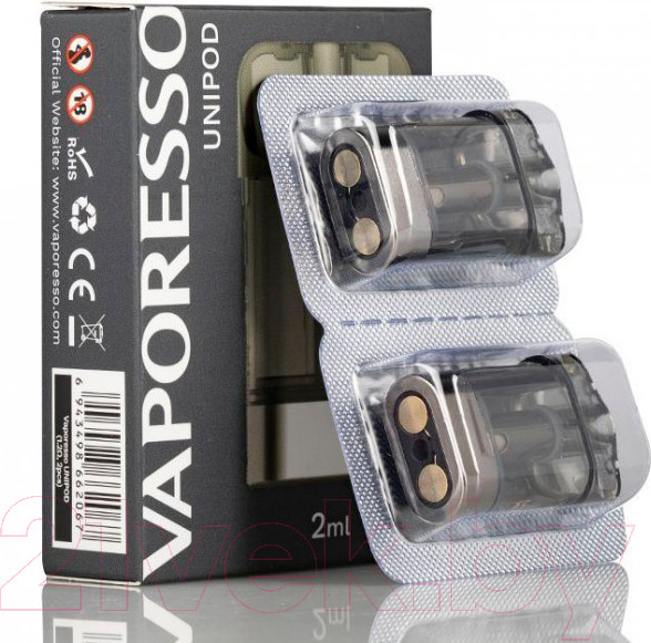 Изображение товара Набор картриджей для электронного парогенератора Vaporesso XTRA 1.2 Ом / 11893 (2мл, 2шт)