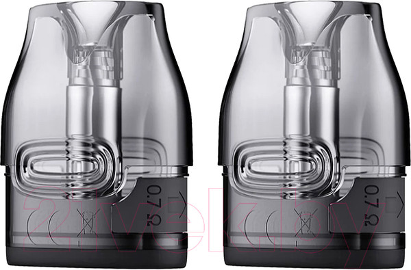 Изображение товара Набор картриджей для электронного парогенератора VooPoo Vmate E Vmate V.THRU Pro 0.7 Ом V2 / 15364 (3мл, 2шт)