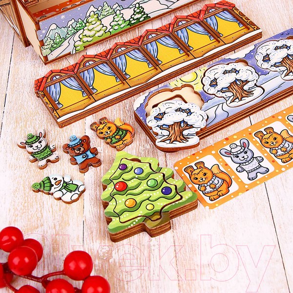 Изображение товара Развивающий игровой набор Smile Decor Волшебный комодик. Новый год / 9346523