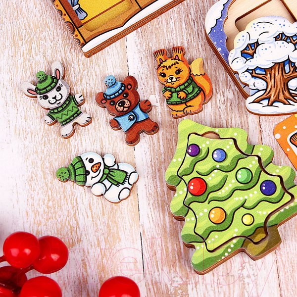 Изображение товара Развивающий игровой набор Smile Decor Волшебный комодик. Новый год / 9346523