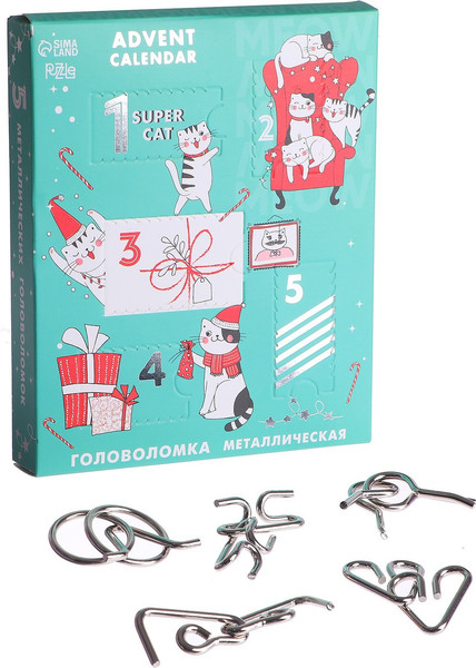 Изображение товара Набор головоломок Puzzle Адвент календарь. Котики / 7004377