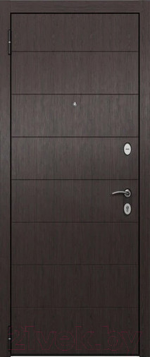 Изображение товара Входная дверь Mastino H2 Home Eco PP 86x205 (левая, черный муар металлик/венге/белый ларче)