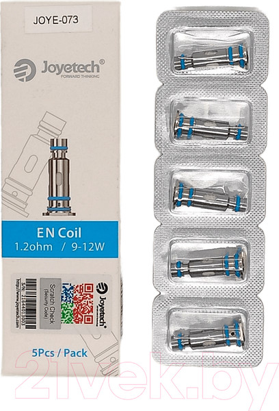 Изображение товара Набор испарителей Joyetech EN Evio C 1.2 Ом Mesh (5шт)