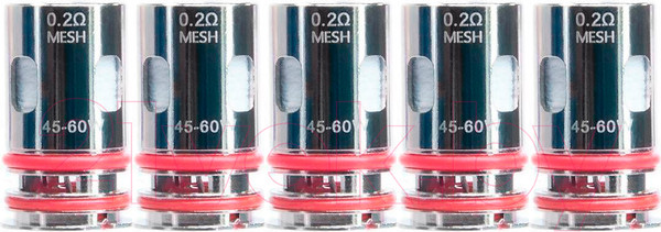 Изображение товара Набор испарителей Vaporesso GTX 2 Mesh 0.2 Ом (5шт)