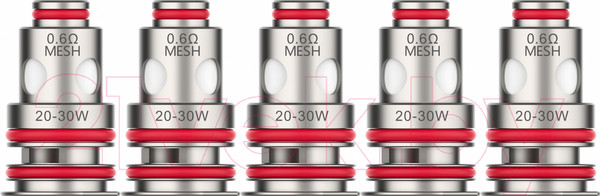 Изображение товара Набор испарителей Vaporesso GTX 2 Mesh 0.6 Ом (5шт)