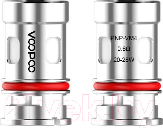 Изображение товара Набор испарителей VooPoo PnP Mesh VM4 (0.6 Ом, 5шт)