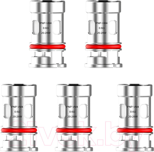 Изображение товара Набор испарителей VooPoo PnP Mesh VM4 (0.6 Ом, 5шт)