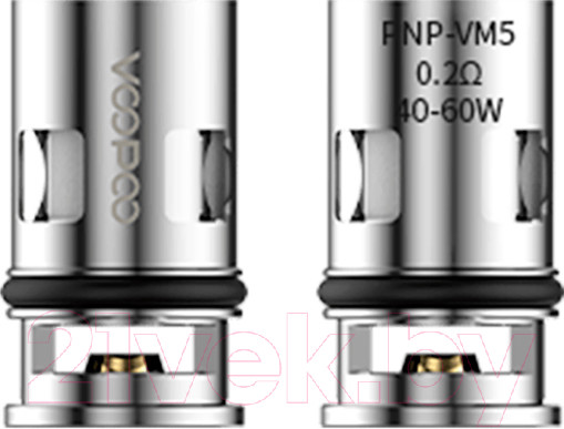 Изображение товара Набор испарителей VooPoo PnP Mesh VM5 (0.2 Ом, 5шт)