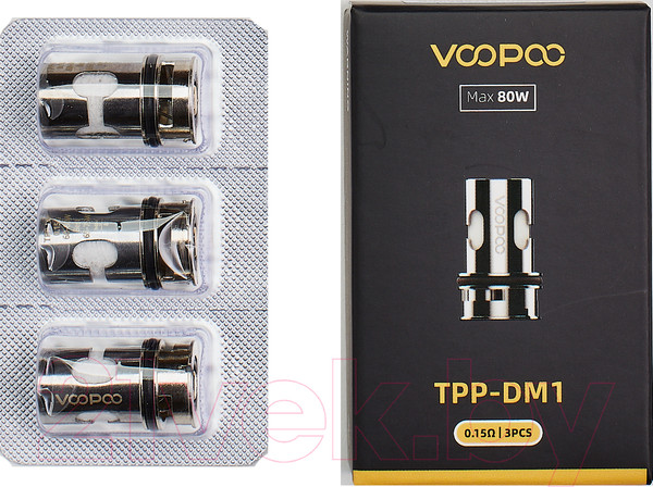 Изображение товара Набор испарителей VooPoo PnP Mesh VM6 (0.15 Ом, 5шт)