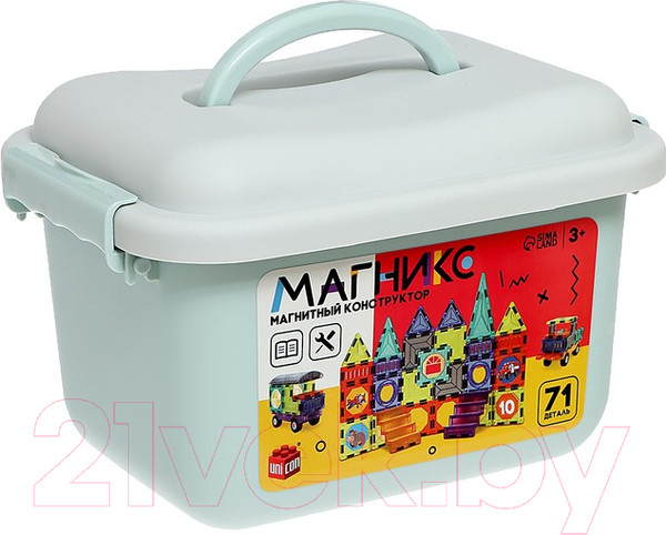 Изображение товара Конструктор магнитный Unicon Магникс / 9444937 (71эл)