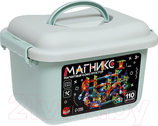 Изображение товара Конструктор магнитный Unicon Магникс / 9444944 (110эл)