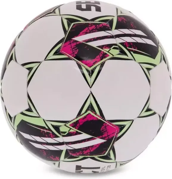 Изображение товара Мяч для футзала Select Futsal Attack V22 Grain / 1073460009 (размер 4, белый/зеленый/фиолетовый)
