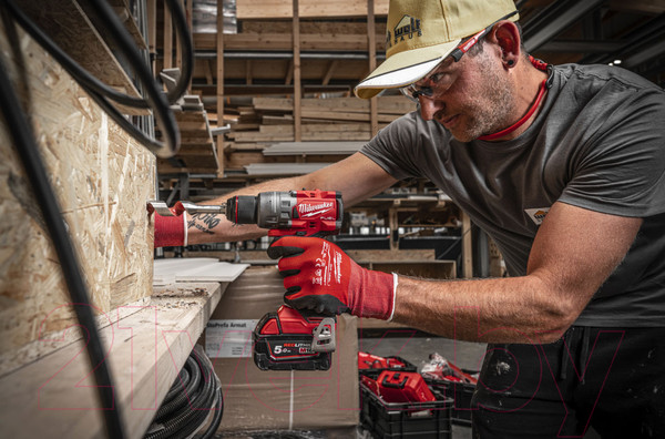 Изображение товара Аккумуляторная дрель-шуруповерт Milwaukee M18 FDD3-502X / 4933479863