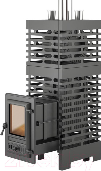 Изображение товара Печь-каменка Везувий Aston Шторм Турбопар Long (чугун)