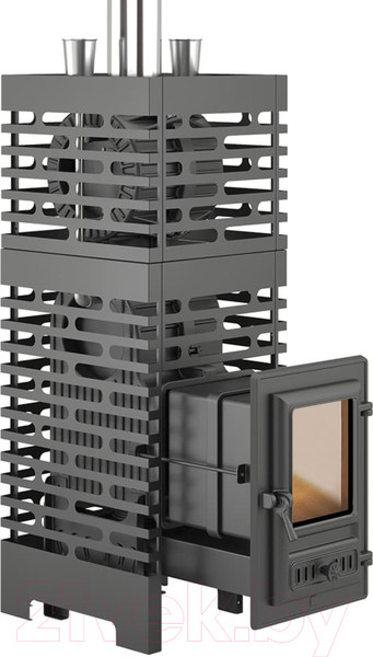 Изображение товара Печь-каменка Везувий Aston Шторм Турбопар Long (чугун)