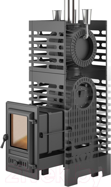 Изображение товара Печь-каменка Везувий Aston Шторм Турбопар Long (чугун)