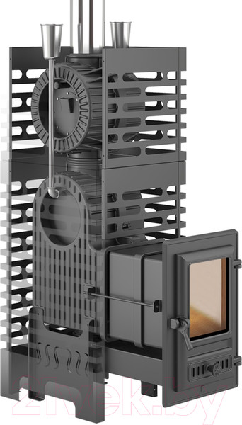 Изображение товара Печь-каменка Везувий Aston Шторм Турбопар Long (чугун)