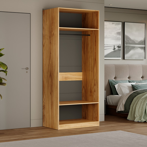 Изображение товара Шкаф ТриЯ Порто СМ-393.07.003 с 2 глухими дверями (яблоня беллуно/графит софт)