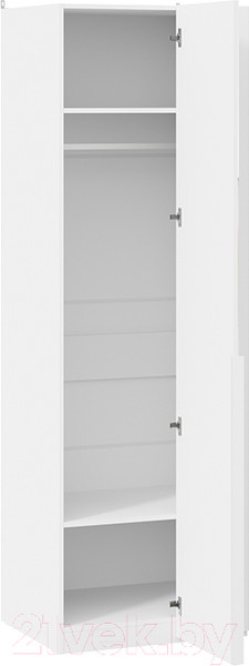 Изображение товара Шкаф ТриЯ Порто СМ-393.07.007 с 1 зеркальной дверью (белый жемчуг/белый жемчуг)