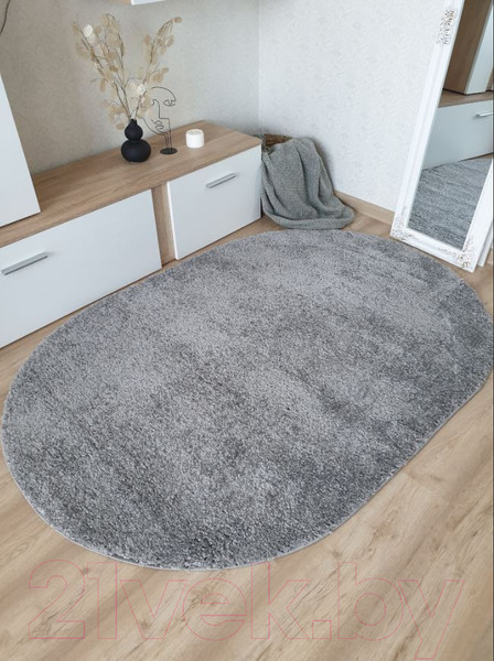 Изображение товара Ковер Витебские ковры Шегги овал 23С52-БК/ЭФ sh 34 (1x2)