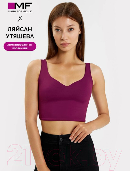 Изображение товара Кроп-топ Mark Formelle 112856 (р.164/170-88-94, пурпурный)