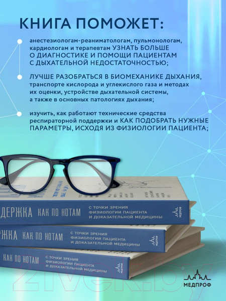 Изображение товара Книга Эксмо Респираторная поддержка как по нотам (Ярошецкий А.И.)