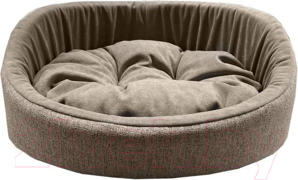 Изображение товара Лежанка для животных Homepet №4 82834 (64x50x18см, розовый/серый)