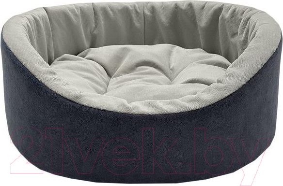 Изображение товара Лежанка для животных Homepet №4 82853 (64x50x21см, серый/белый)