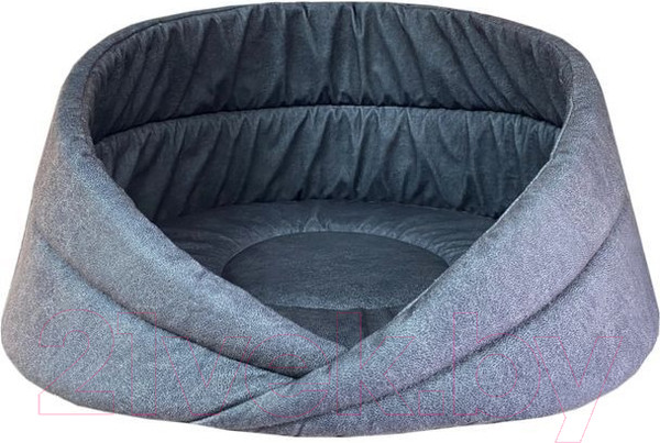 Изображение товара Лежанка для животных Homepet №2 83139 (55x55x27см, пыльно-голубой)