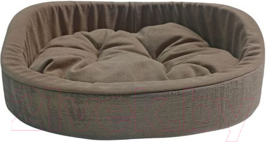 Изображение товара Лежанка для животных Homepet №2 83673 (49x43x17см, коричневый/золото)
