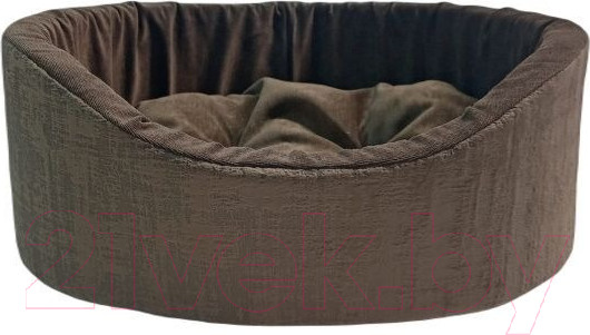 Изображение товара Лежанка для животных Homepet №2 83678 (49x43x17см, шоколадный)
