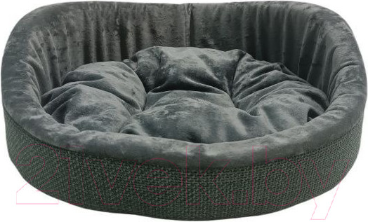 Изображение товара Лежанка для животных Homepet Plush №2 84204 (49x43x17см, темно-зеленый)